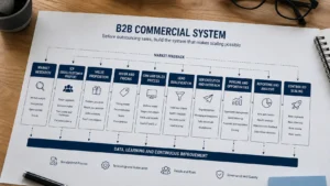 B2B commercial system designed by Outsourcing Planet before outsourcing sales
